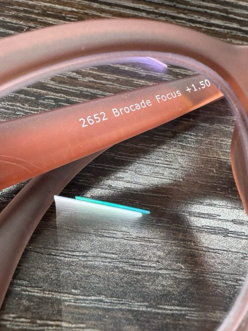 Peepers 2652 Brocade Focus Blush Golden Blue Light Block Reading Glasses +1.50